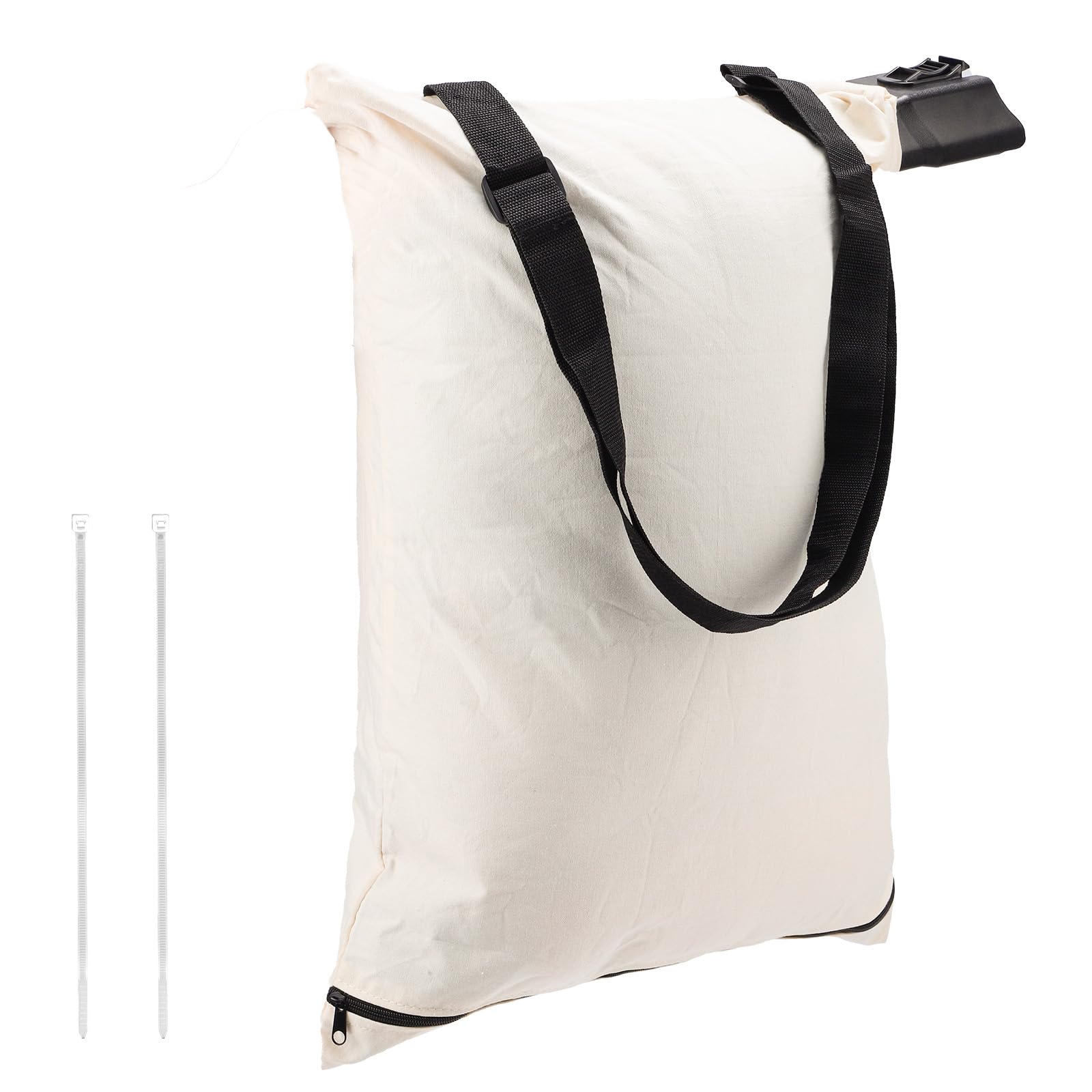Bolsa de repuesto para soplador de hojas Toro 127-7040 137-2336 108-8994, bolsa de aspiradora de tela con cremallera inferior accesorios para sopladores de vacío Toro
