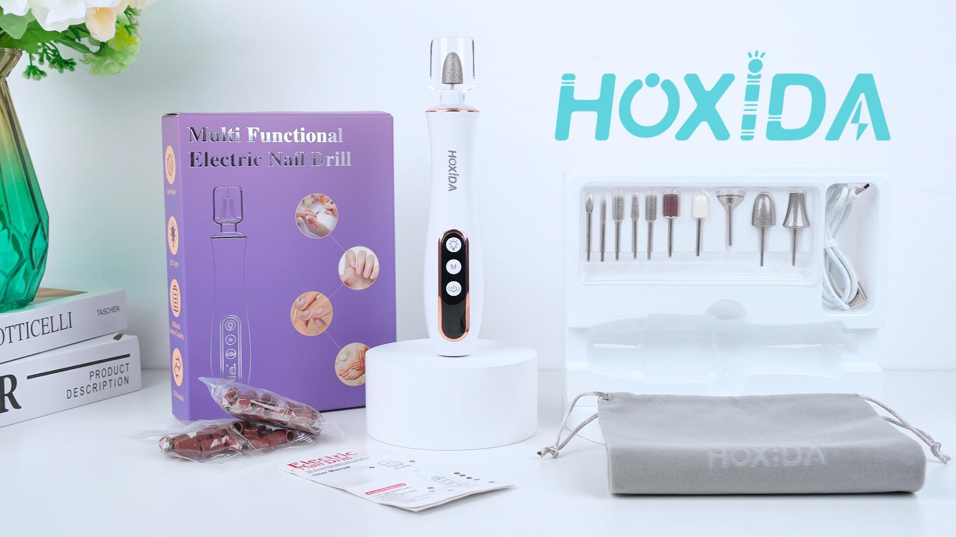 Amazon.com: Hoxida Cordless Electric Nail Drill: 10-Speed