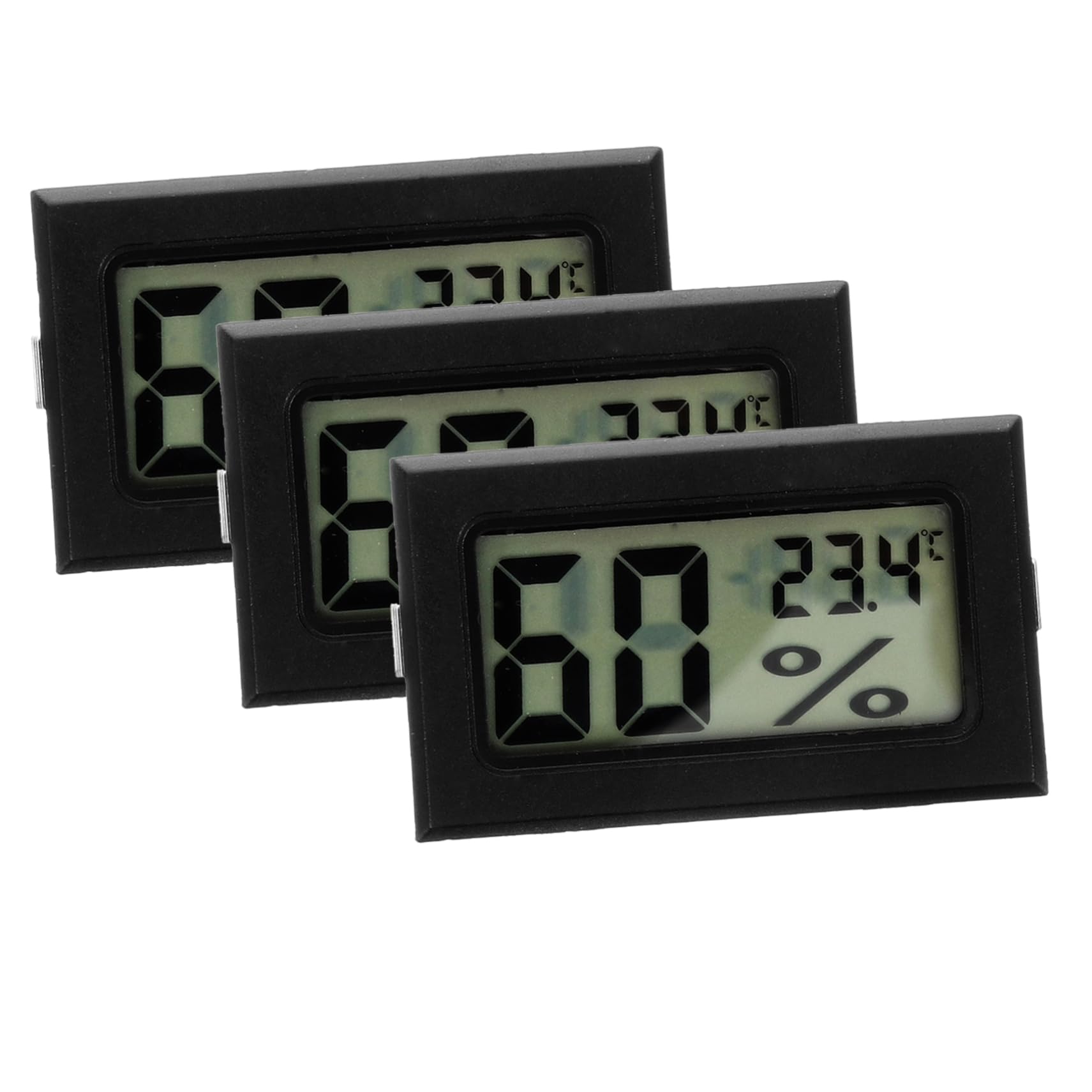 Ciieeo 15pezzi Mini Termometro Igrometro Digitale Misuratori Di Umidità e Temperatura Per Ambienti Interni Display Digitale Compatto e Preciso Per Monitoraggio Ambientale Casa e Ufficio
