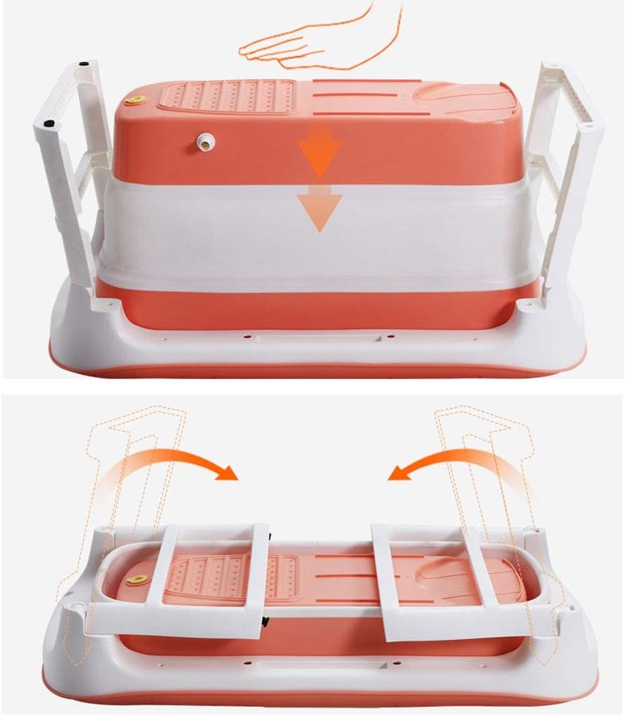 フルボディ ポータブルバスタブ折り畳みバスバレル大人のシャワーのバケツ、バスタブ絶縁カバー付き自立家庭バスルーム厚い 浸漬