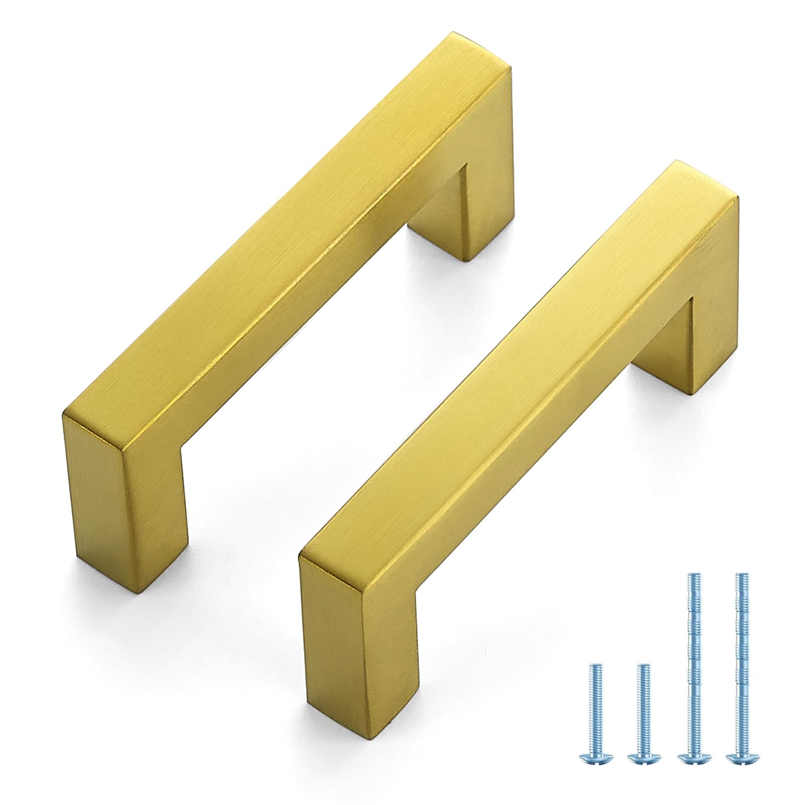 Gold Cabinet Pulls - JOY DECOR Stainless Steel -16