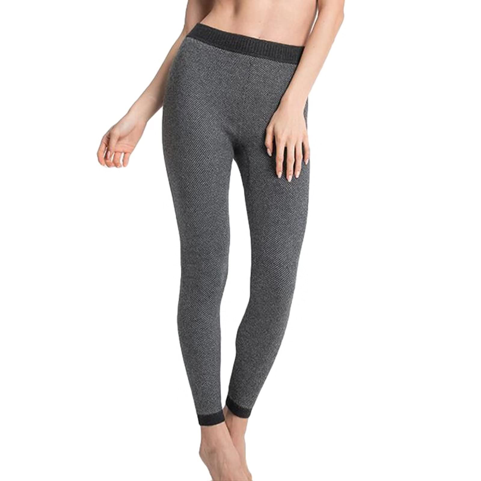 Ropa Interior térmica de los Hombres de Las Mujeres 98,5% Cachemira Pantalones Pantalones Legging Warm