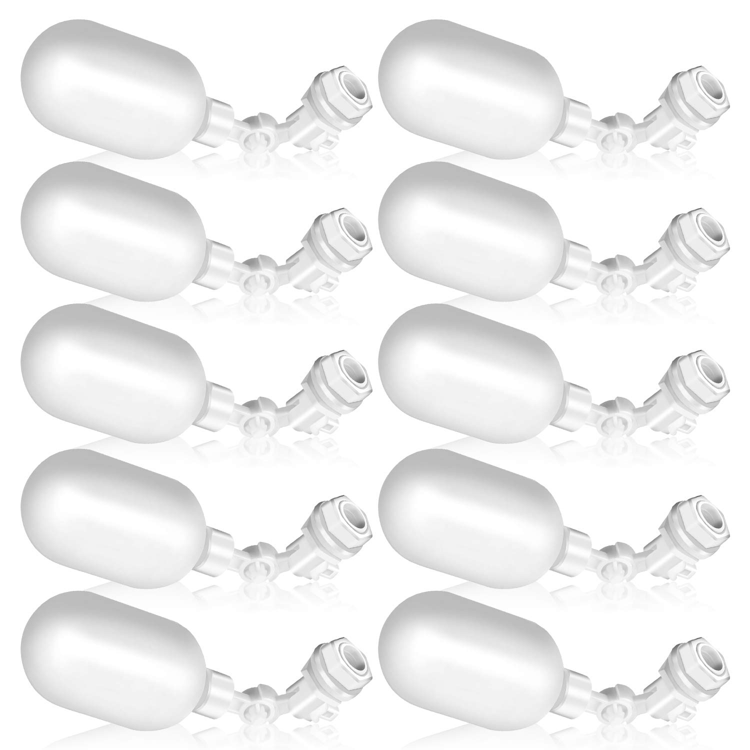 Buy 10 Pack Water Filter Float Ball Valve 1/4 Inch Adjustable Float Valve Plastic Water Tank