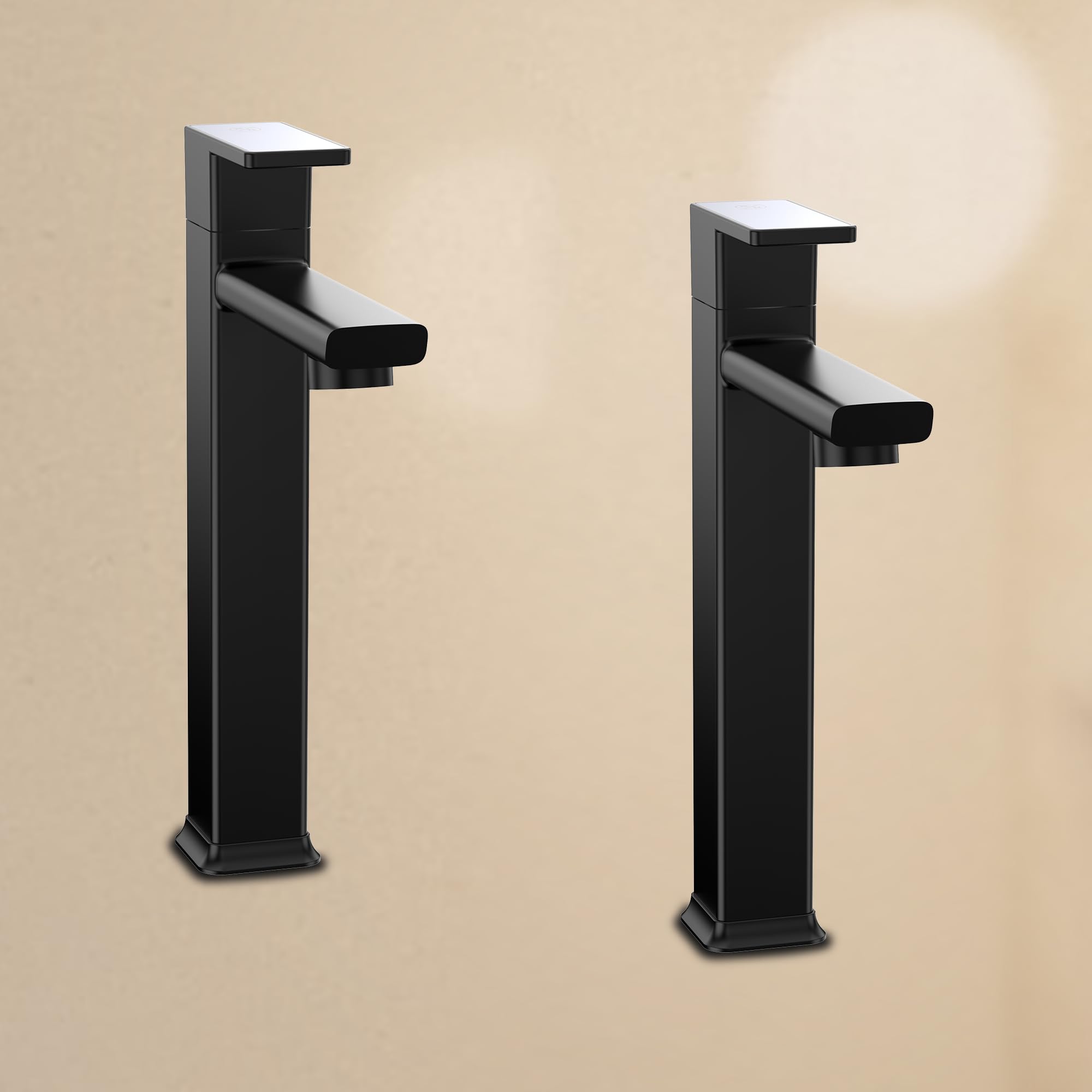 RN PTMT Pillar Cock Faucet for Kitchen & Bathroom | Luxury Alpha Pro Collection | Table Top Wash Basin Tap | Modern Bathroom Fittings (Pillar Cock Tall Body Foam Flow (Pack of 1))-image-31