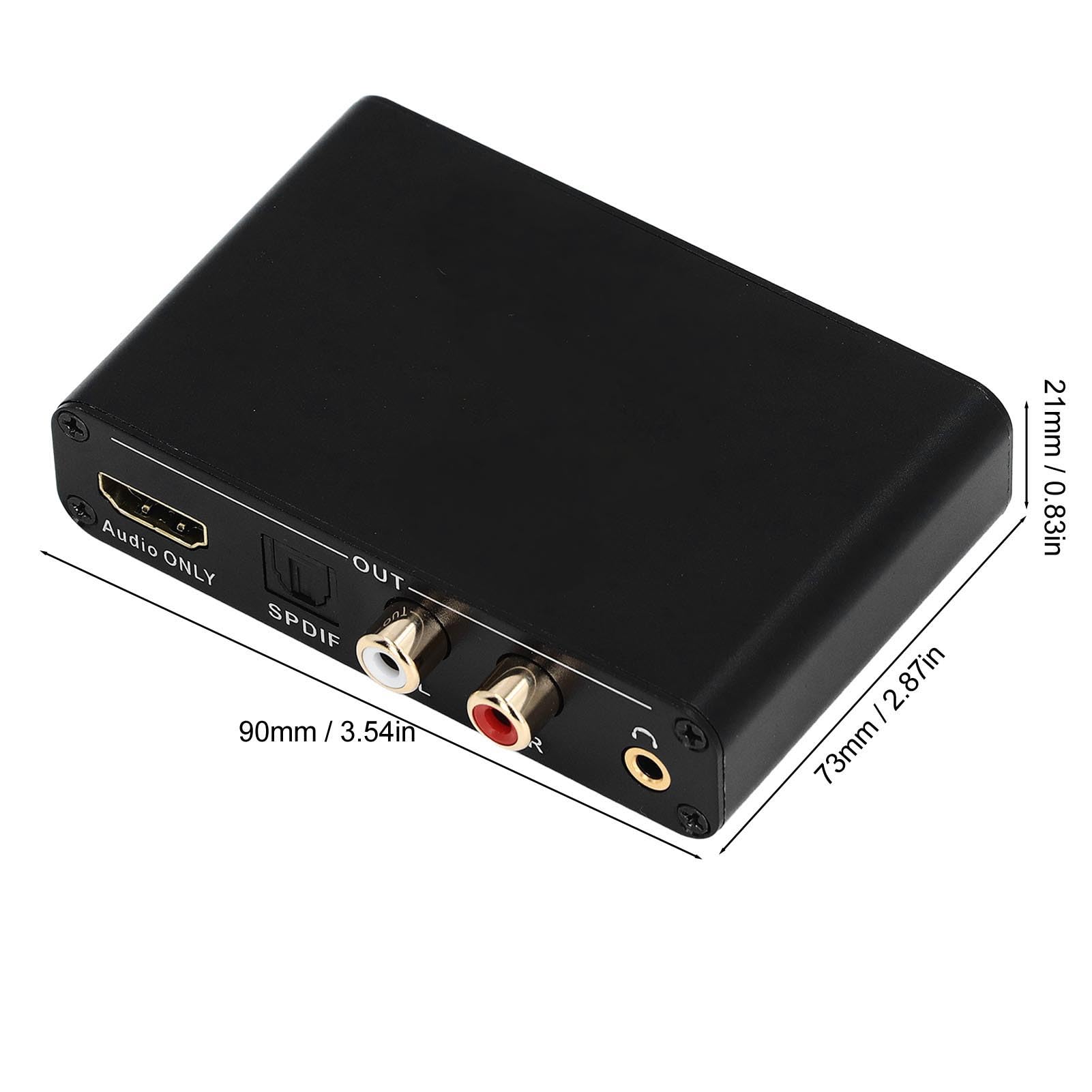 Aramox Conversor de Audio ARC 192KHz Extractor de Audio 1.4 Optico para TV