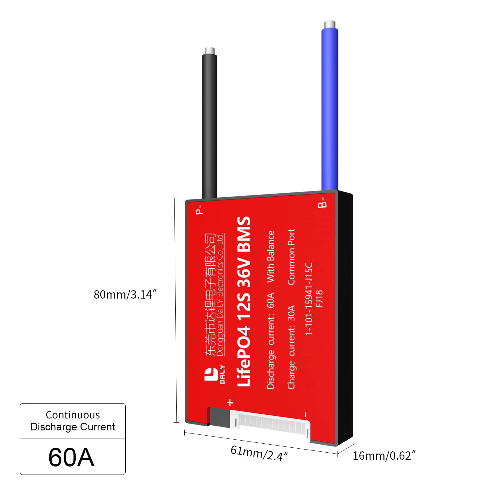 Amazon.com: DALY 12S 36V Lifepo4 BMS 40A Battery Pack Protection