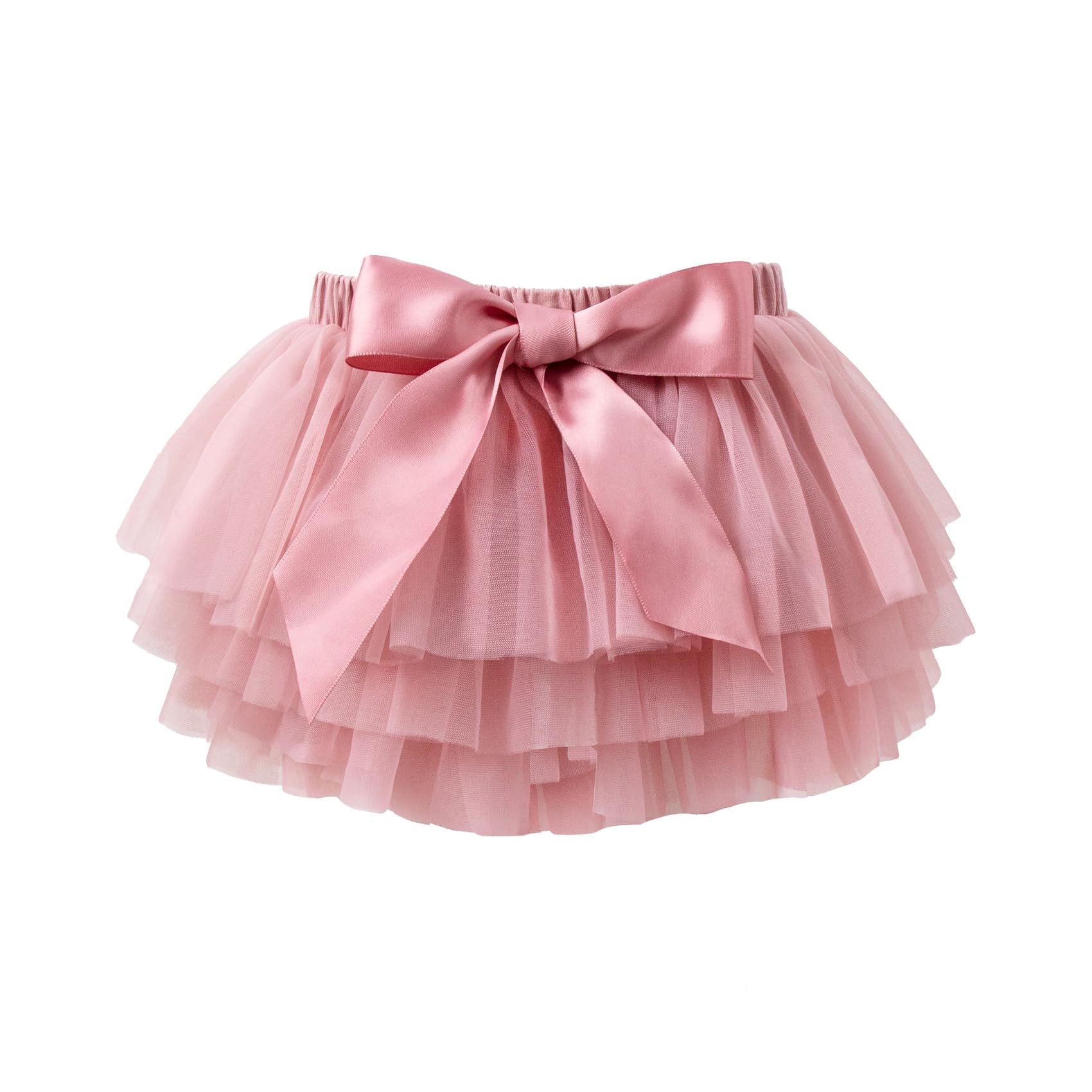 ZFZDRen 6M-3T Infant Baby Girl Tutu Skirt Toddler Girls Solid Color Tulle Skirts Birthday Outfits with Headband