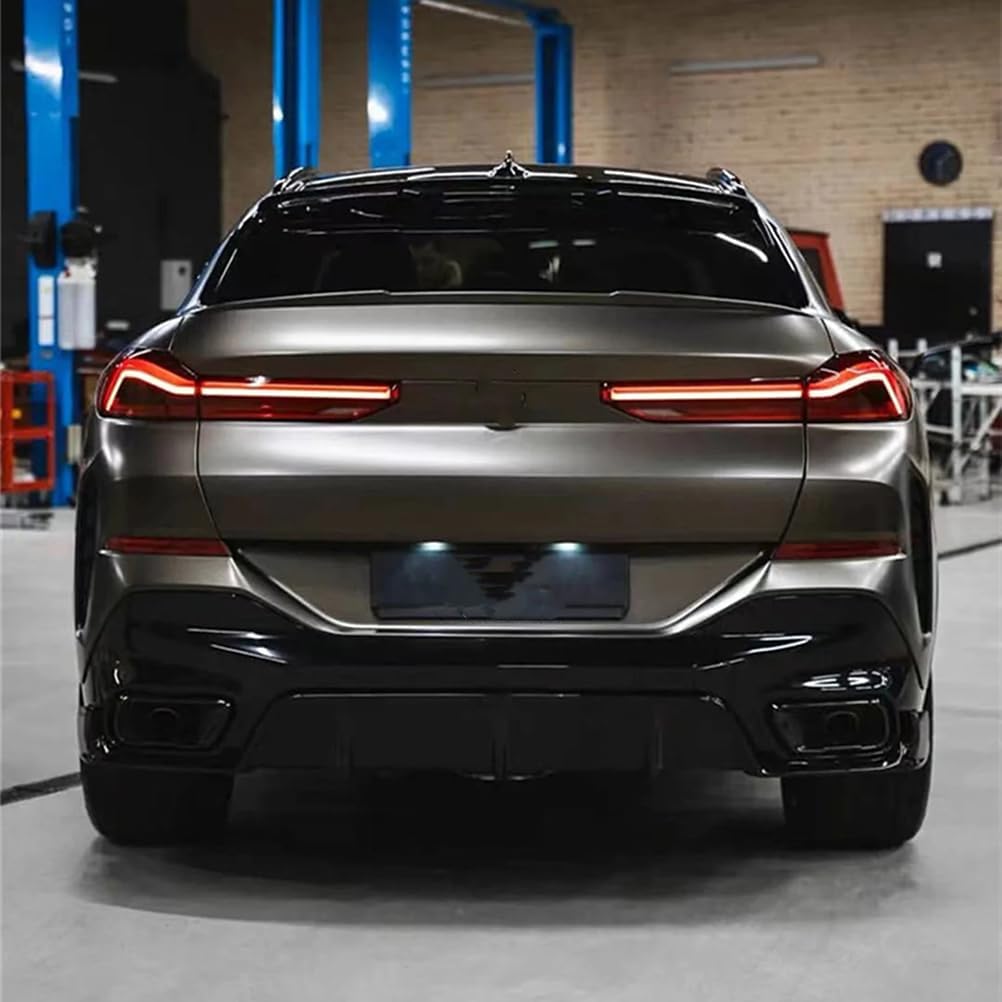 Aileron Répartiteur Pare-chocs Arrière ABS Pour BMW X6 G06 (2019-2023) – Style Sport, Protection Anti-rayures