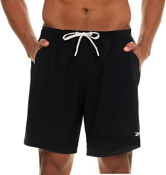 Reebok Men's Swim Trunks, 7 Mesh Liner Board Shorts Quick Dry Bathing Suit