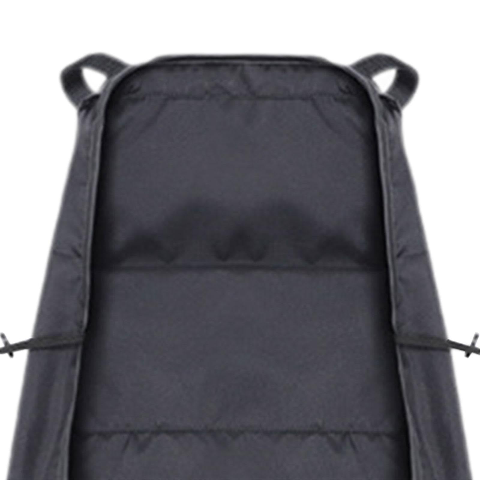 Milageto Unterer Korb für Kinderwagen, Kinderwagenkorb, tragbare Hänge-Organizer-Tasche, Netzzubehör-Organizer für Einkaufsreisen, Reisen, Camping, Schwarz