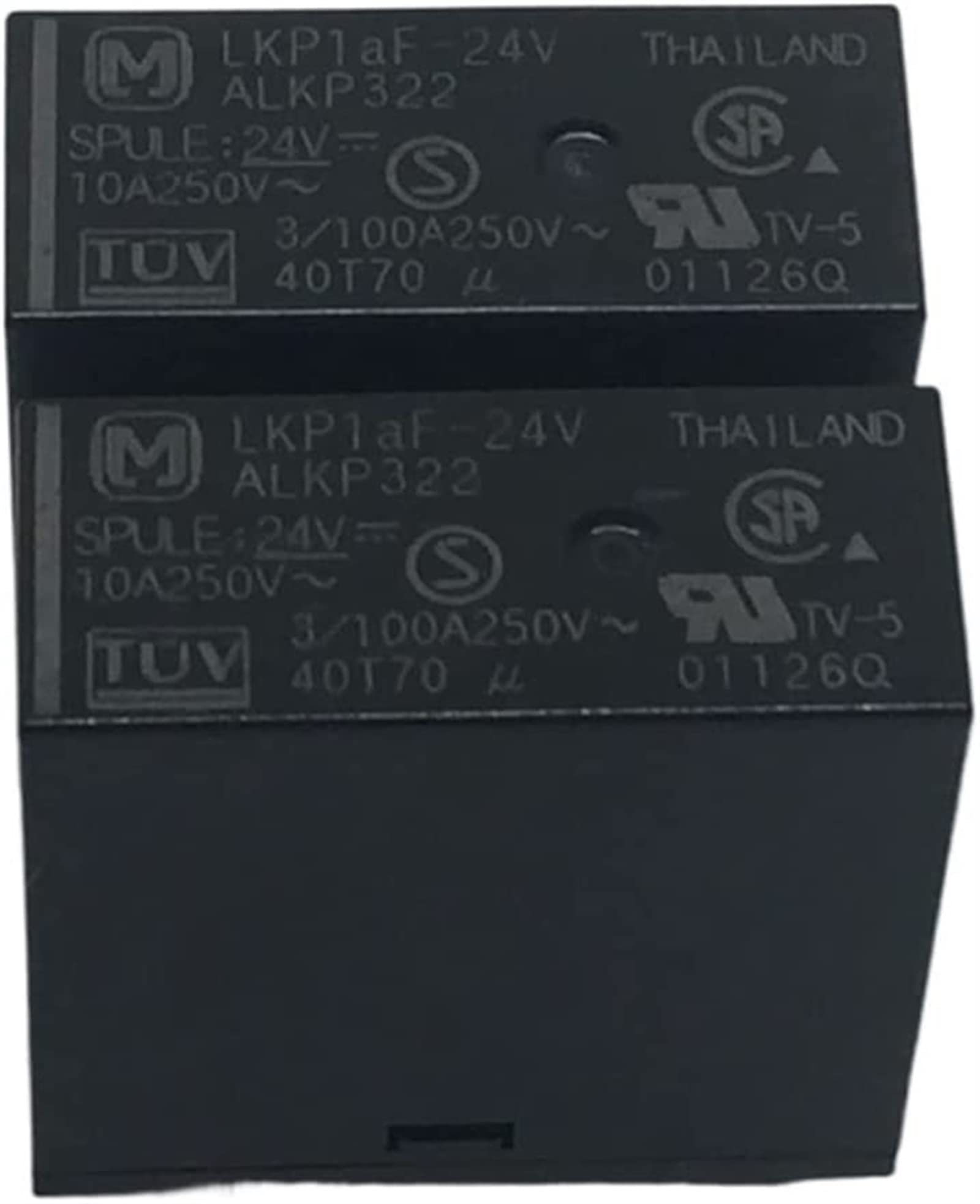 LKPEHTAGN Relay 10pcs LKP1aF-24V ALKP322 DC24V 10A 4PIN Can Replace SDT-S-124DMR