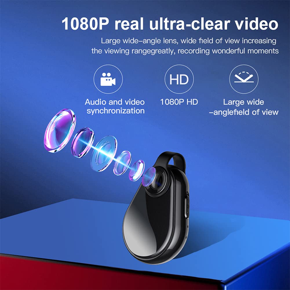 Supoggy Mini telecamera spia nascosta telecamera HD Nanny Full HD 1080P (s3h Supoggy Mini telecamera spia nascosta telecamera HD Nanny Full HD 1080P (s3h