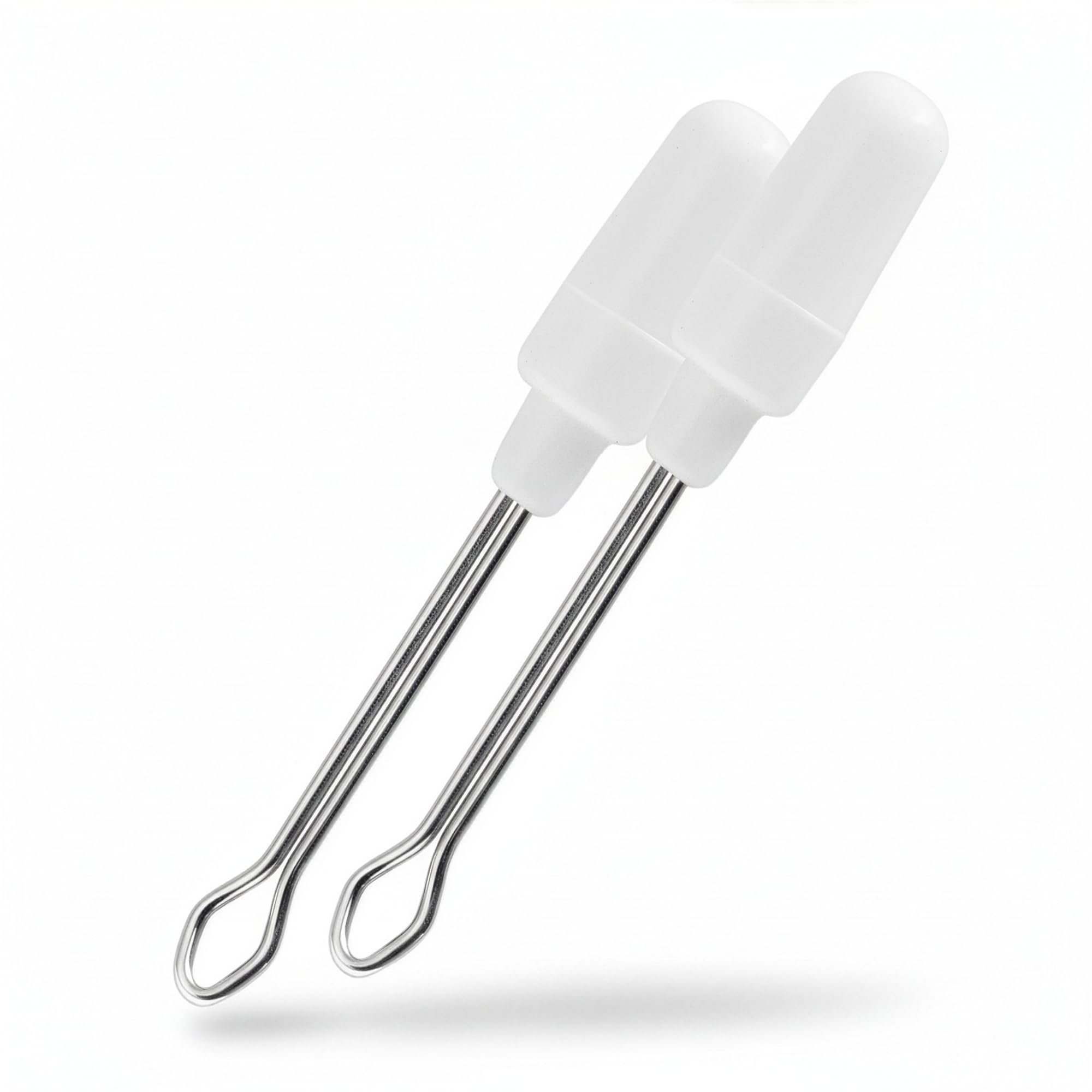 SCHWERTKRONE® Lot de 2 nettoyants d'oreille [CUILLÈRES À OREILLES] – Nettoyeur d'oreille pour adultes – Nettoyeur d'oreilles – Nettoyage des oreilles – Cuillère pour enlever le cérumen – Curette