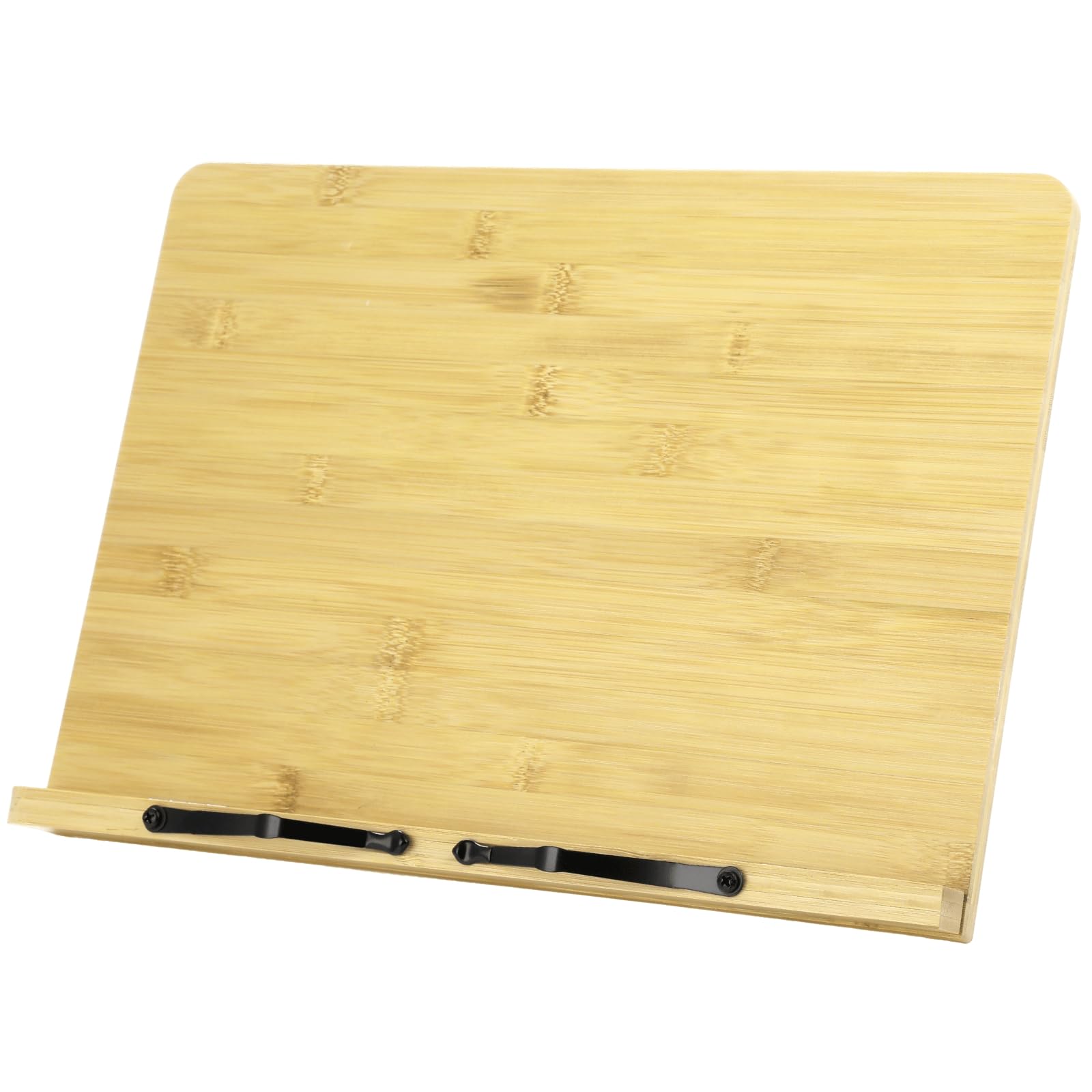 Duży drewniany stojak na książki, regulowany pod kątem 6 kątów, składany przenośny stojak na książki, tablety, telefony, 39 x 28 cm