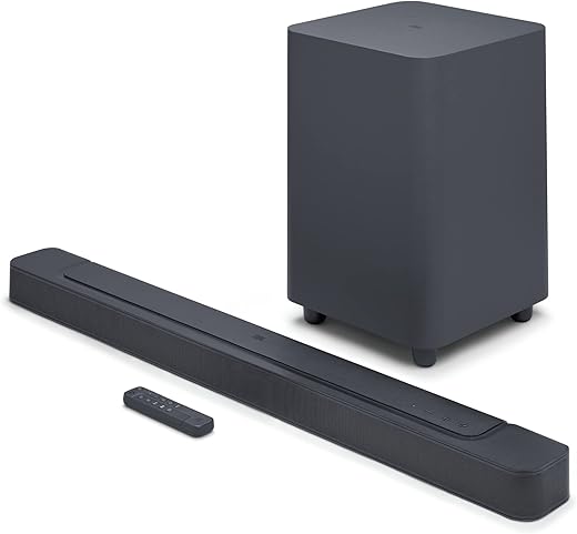 JBL Bar 500 Pro Dolby Atmos® Soundbar with Wireless Subwoofer, 5.1 Channel, 3D Surround, Multibeam™, HDMI eARC with 4K Dolby Vision Pass-Through,...