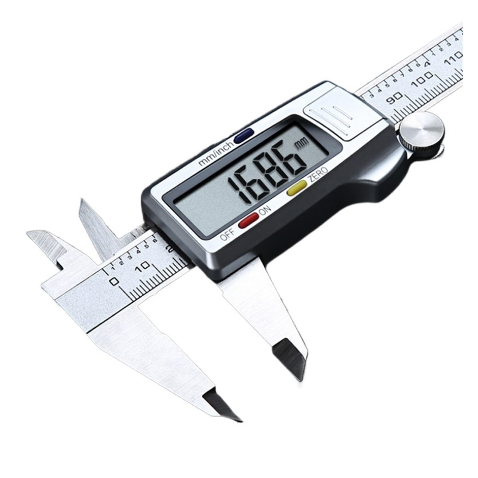 0-150mm Suwmiarka Cyfrowa Ze Stali Nierdzewnej Mm/cal Cyfrowy Noniusz Sztanga Elektroniczny Metalowy Pachometr Pomiarowy Kaliber Gauge WyraźNy łAtwy Do Odczytania