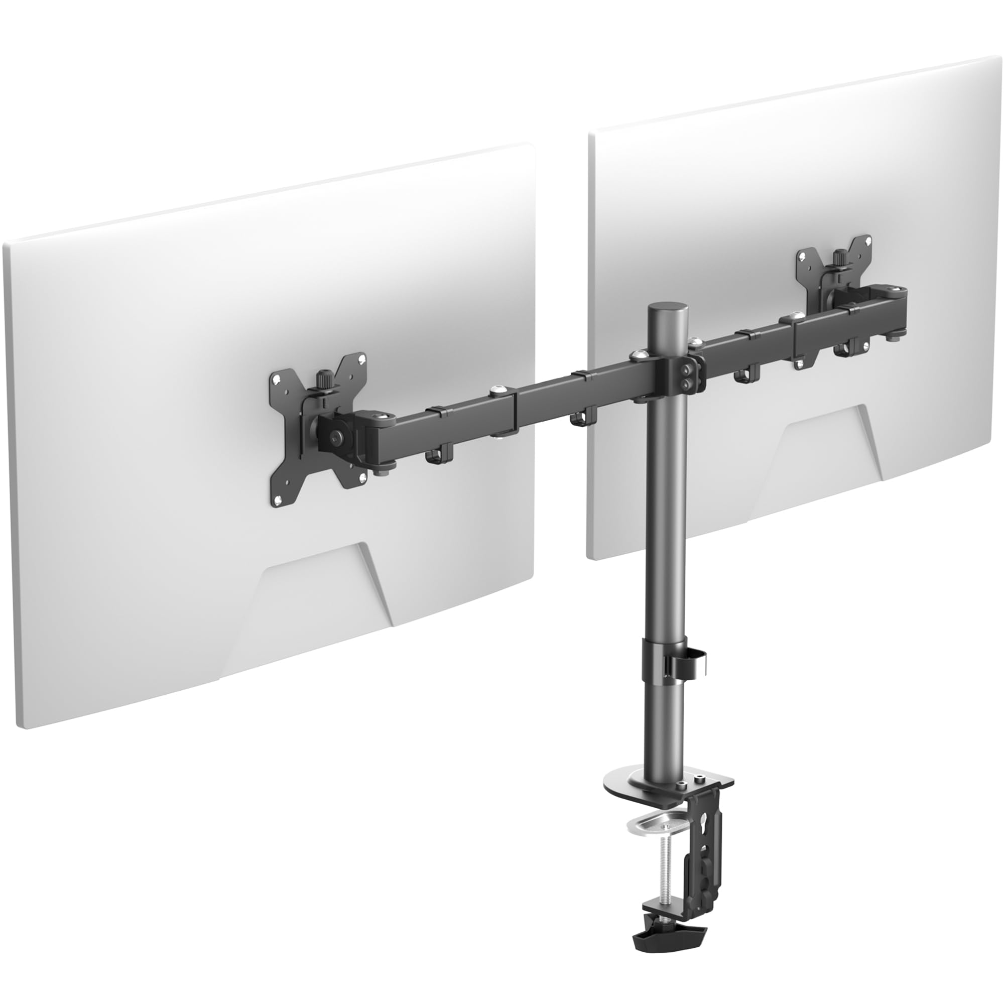 Pholiten Monitoring Holder, 13-27 inches of LED LCD Screen, up to 10 kg of Monitor arm, 2 Monitors, Height Adjustable, rotatable, Relaxed, Monitor Holding, max for The Worktable.-image-21