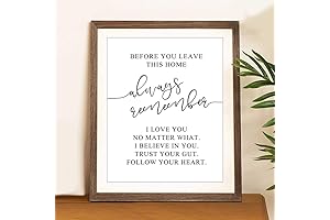 Before You Leave Sign: Always Remember I Love You