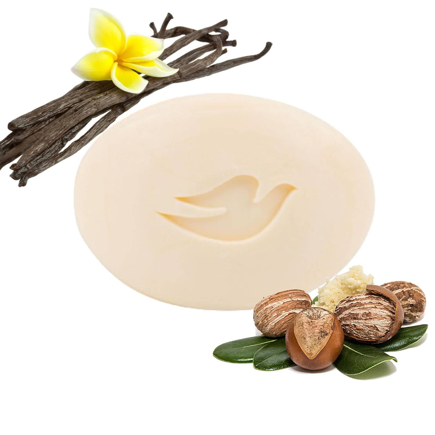 Dove Beauty Cream Bar Coccole Saponetta Solida Idratante Alla Vaniglia E Burro Di Karitè 2X90 Gr 12 Unità