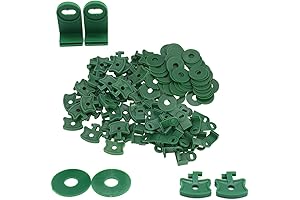 50 Sets Greenhouse Bubble Wrap Insulation Extenders Clips - Securely Fasten Your...