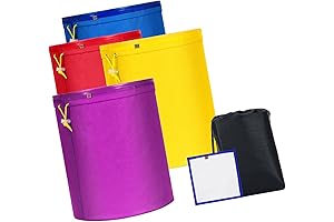 4 Pieces 5 Gallon Breathable Mesh Bags with Press Screen and Storage Bag