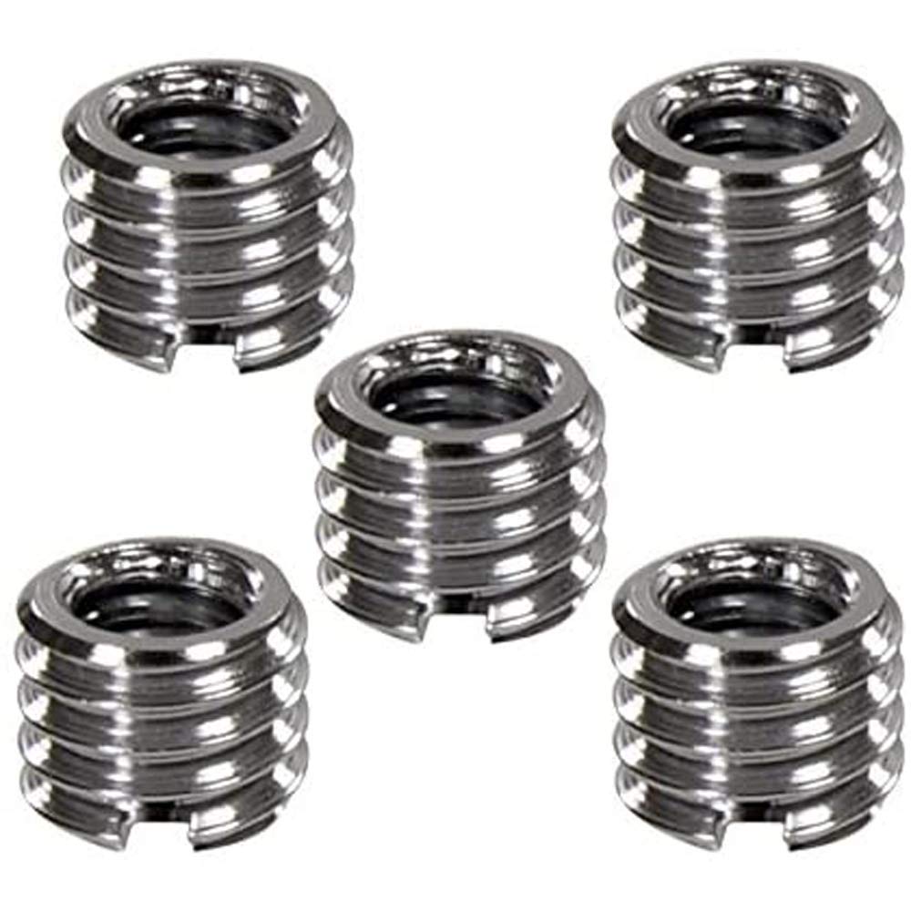Greluma 10 pièces métal 1/4 "à 3/8" convertir Adaptateur de vis pour trépied Monopode rotule DSLR SLR（2 Types）