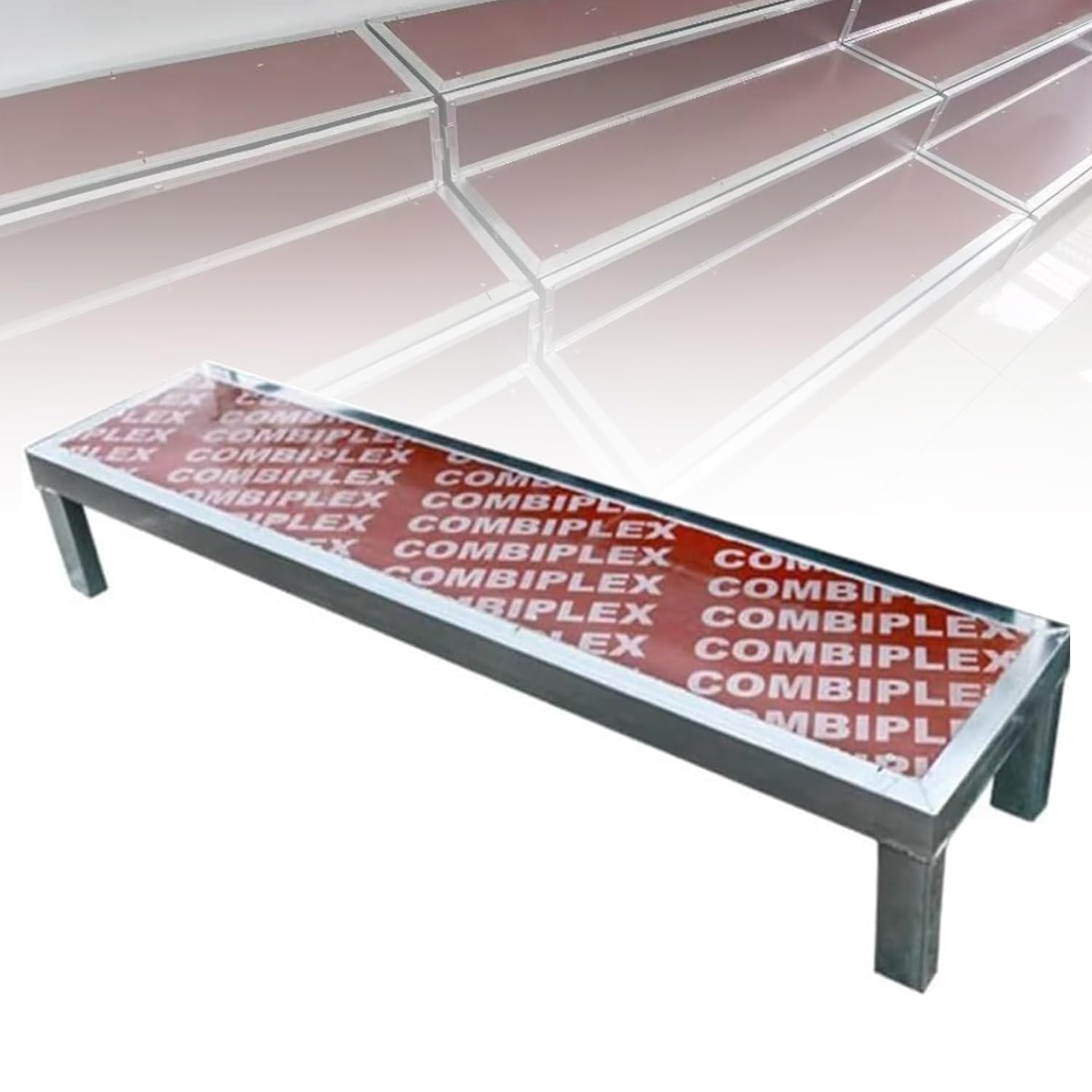 Scalette Portatili Pieghevoli per palcoscenico, Piattaforma a gradini per spettacoli, pedana per cori, per scuole, chiese, Matrimoni, teatri, concerti e Altro Ancora Ordinary-1Tier