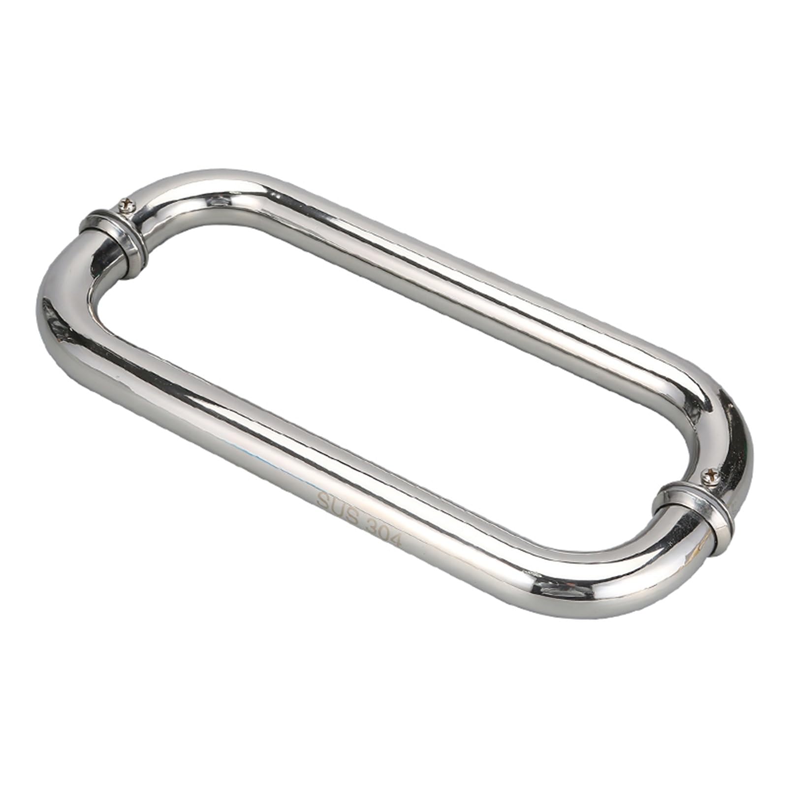 Gthtuhfd Double Sided Glass Barn Door Handle, Stainless Steel Bathroom Shower Handle Push Door Handle, Shower Enclosure Parts Replacement Hardware,Pitch-275Mm