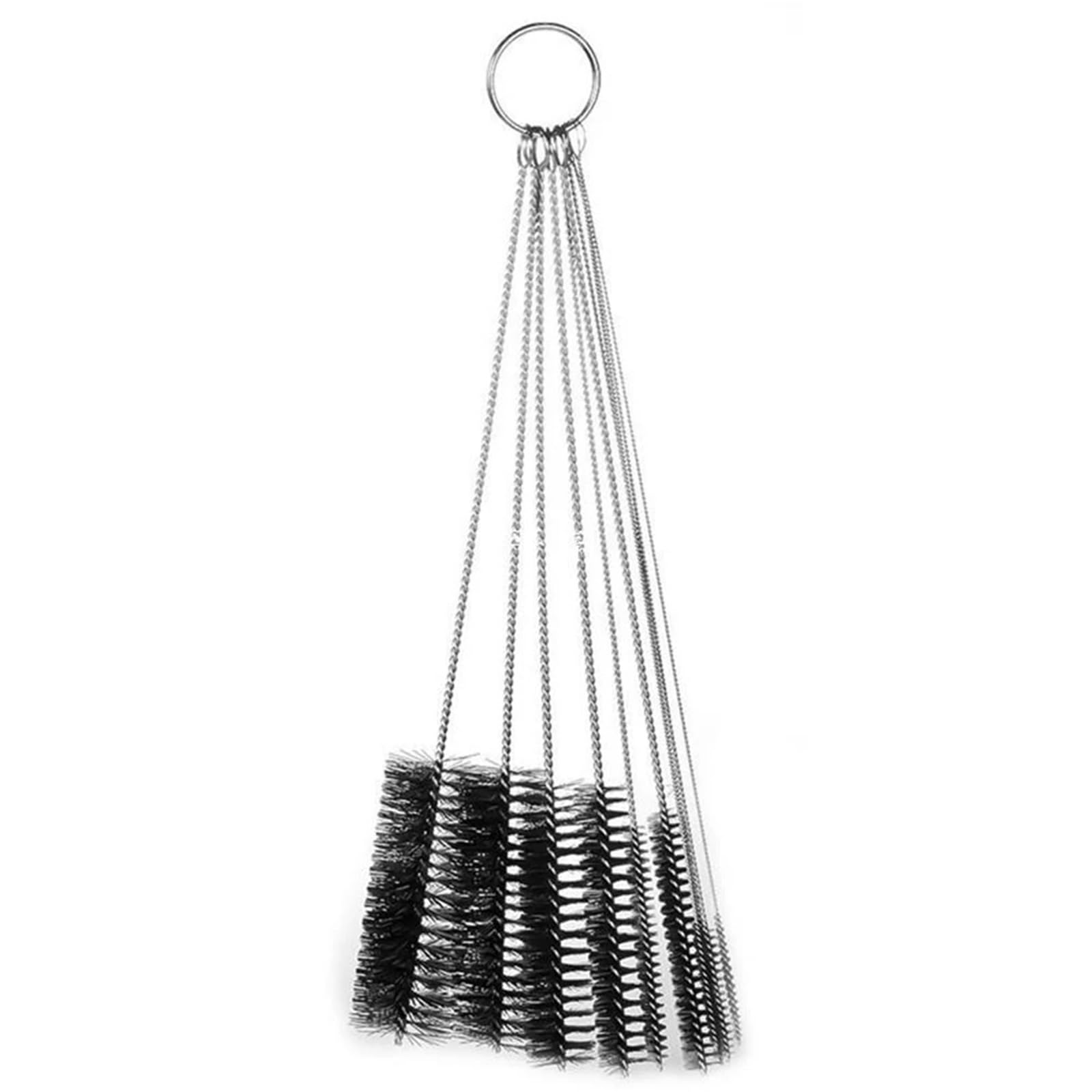 scovolino per bottiglie 10 pezzi di pulizia for tubi for bottiglie, piccole spazzole for lunghe, spazzola in paglia nylon
