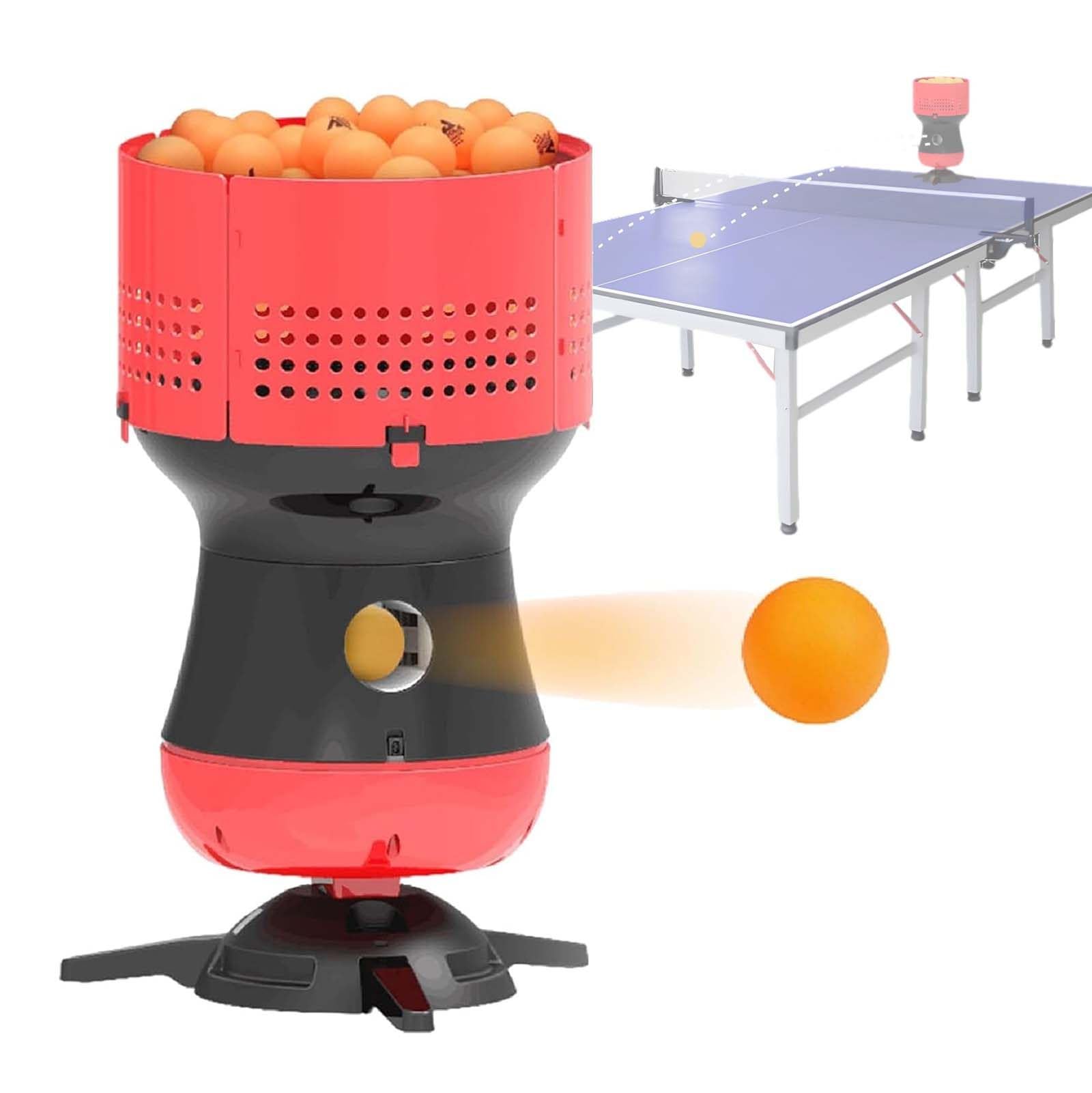 Robot Lanceur de Balles de Ping-Pong Automatique, Vitesse 15 M/S, 30 Balles/Min, Double Mode Service