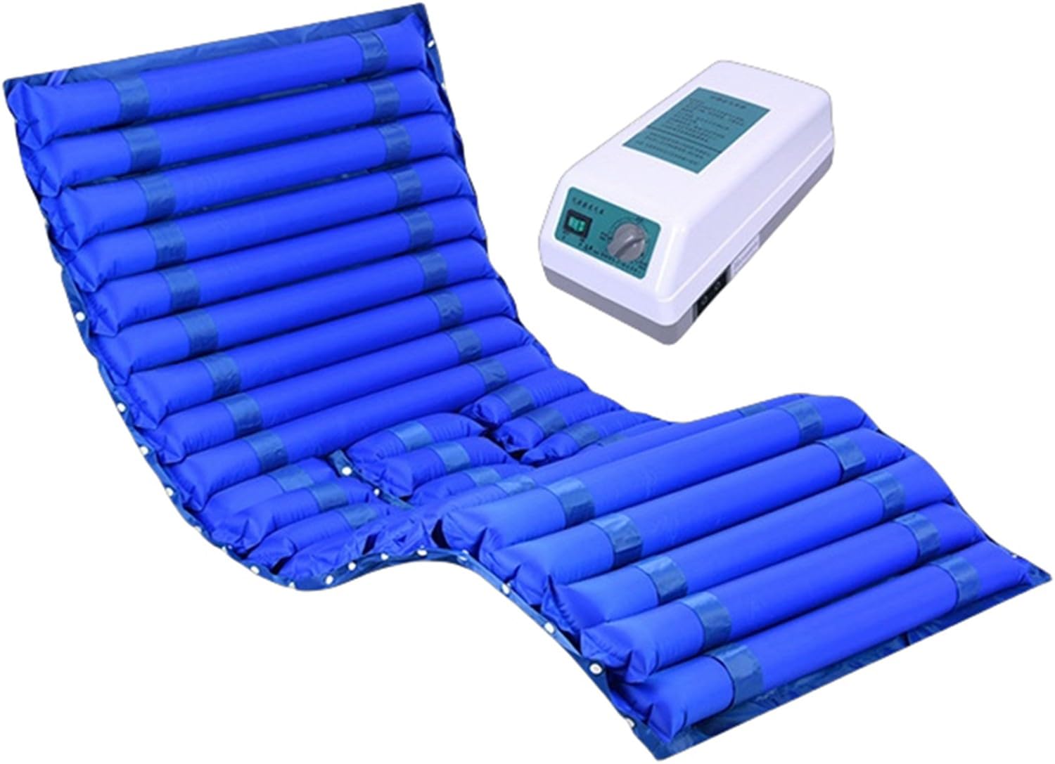Colchón Antiescaras,Colchón De Presión De Aire Alterna Compresor Silencioso, Prevención De Escaras Y Colchón De Aire En Cama,Almohadilla para Aliviar La Presión,200×90Cm,Fácil De Limpiar