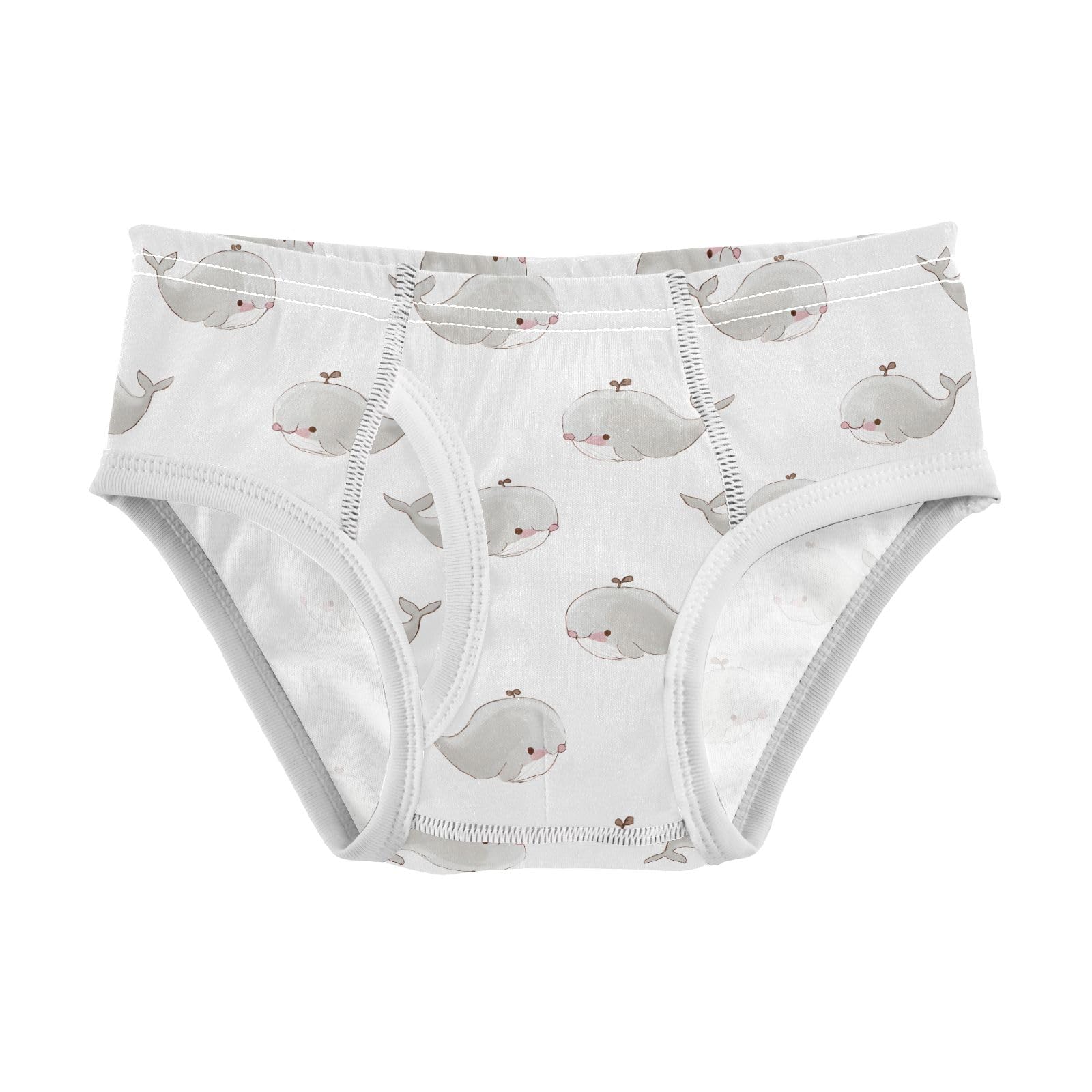 Boys Exclusive Briefs Toddler Underwear 95 Combed Cotton Boxerbriefs 2T Grey Blue Whale