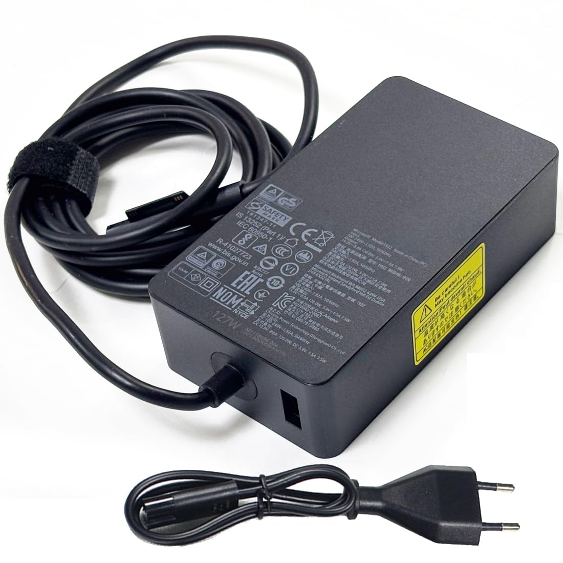 XITAIAN 127W 15V 8A 1932 Adapter Netzteil Ladegerät Ladekabel Ersatz für Microsoft Surface Pro 11/10/9/8/7+/7/6/5/4/3/X, Surface Laptop 7/6/5/4/3, Surface Book 2/3, Surface Laptop Studio 2/1