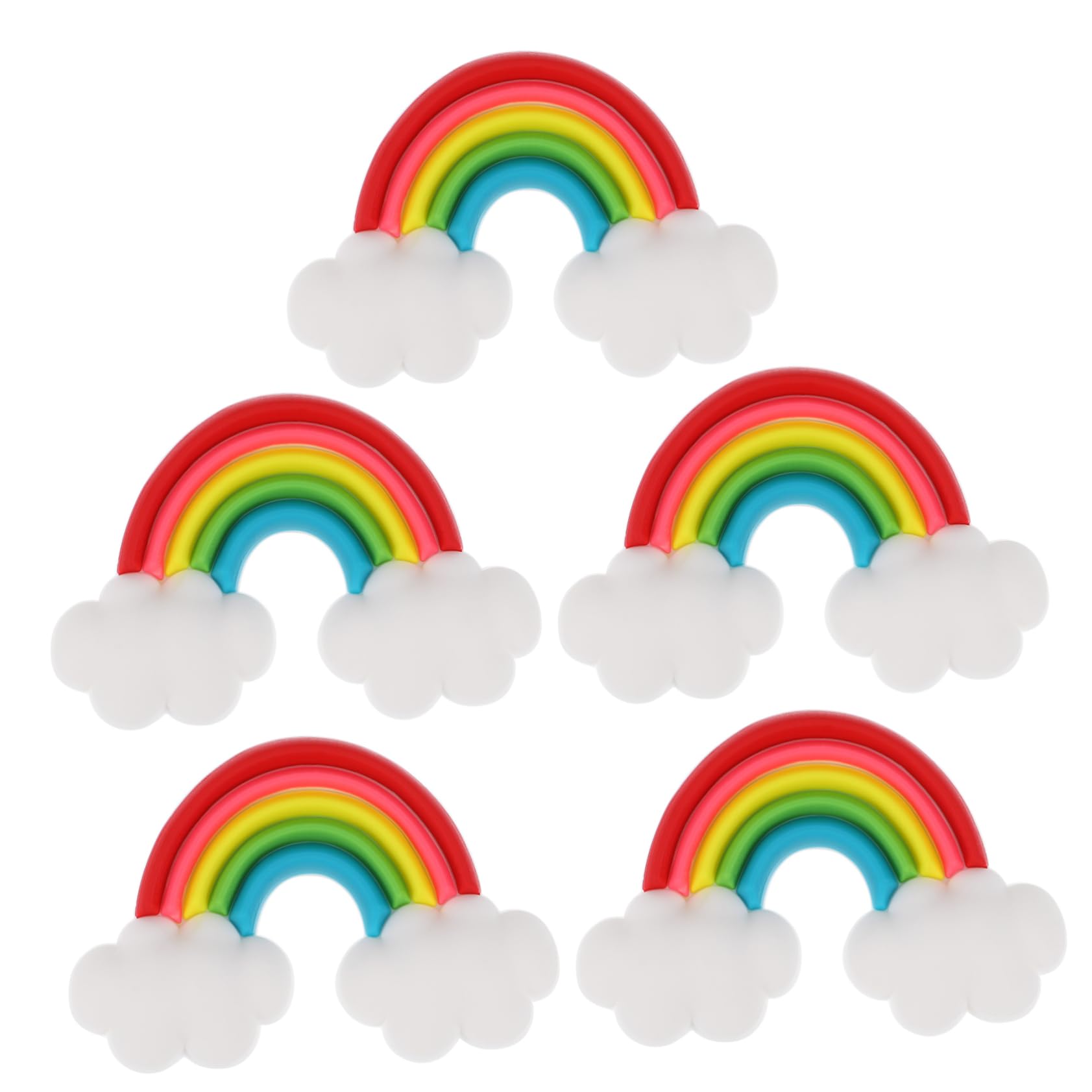 Imanes para nevera infantiles TOPBATHY de nubes y frutas con clips magnéticos, 15 piezas