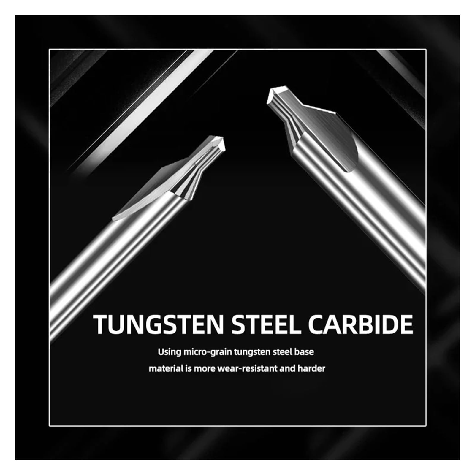 Punte centrali 10 pezzi 1 set HSS punte da trapano centrali punte da trapano centrali combinate svasatori da 60 gradi(HSS TiN Coated,A2 (5MM)_10 PCS)