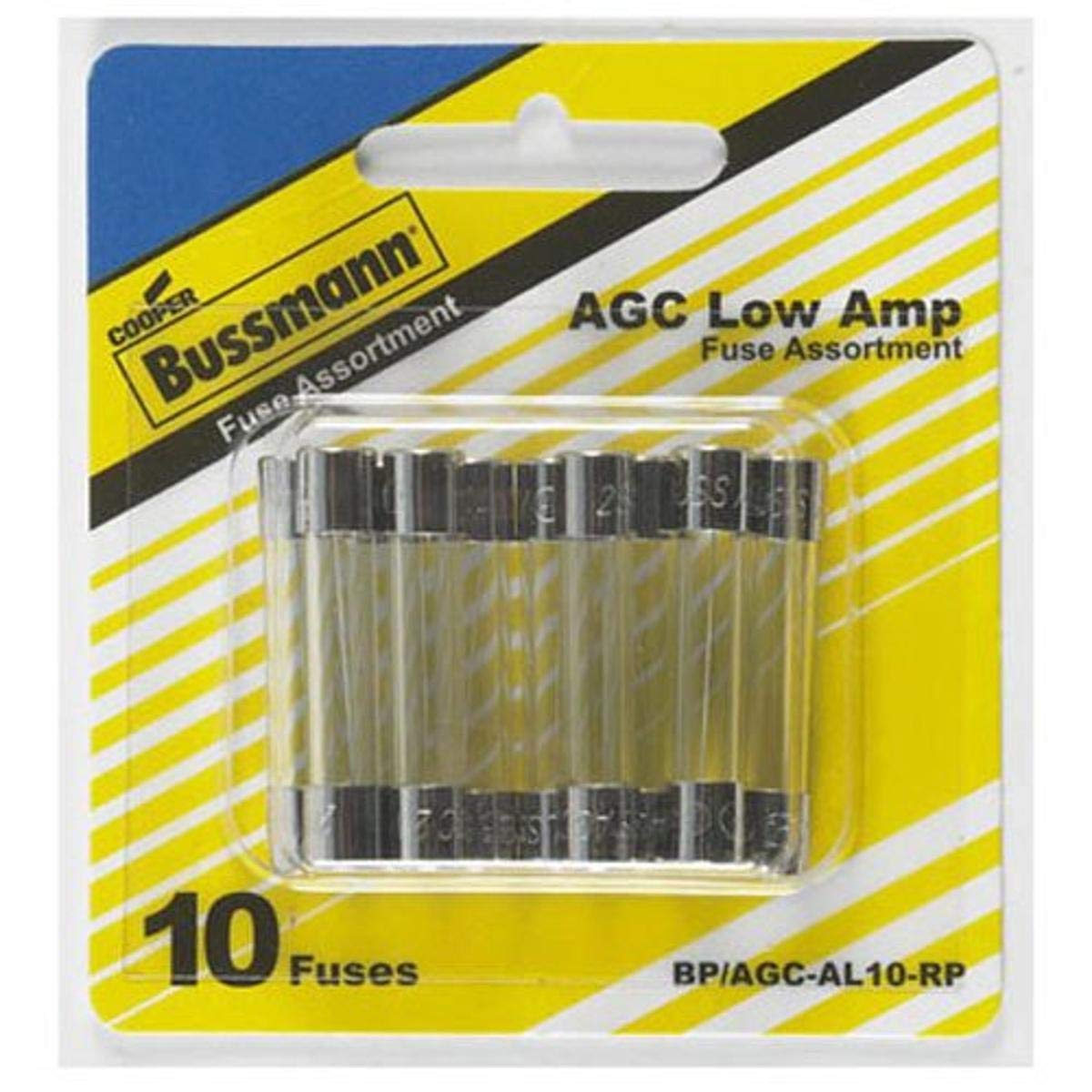 COOPER BUSSMANN BP-AGC-AL10-RP 10PC Low Amp Fuse-image-11