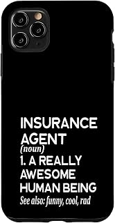 iPhone 11 Pro Max Insurance Agent Definition Funny Home Car Truck Boat House Case