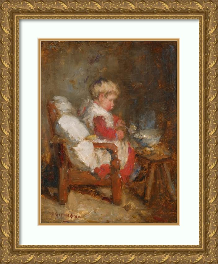 ArtDirect Robert Gemmell Hutchison 15x18 Gold Ornate Frame and Double Matted Museum Art Print Titled - Hot Tacties