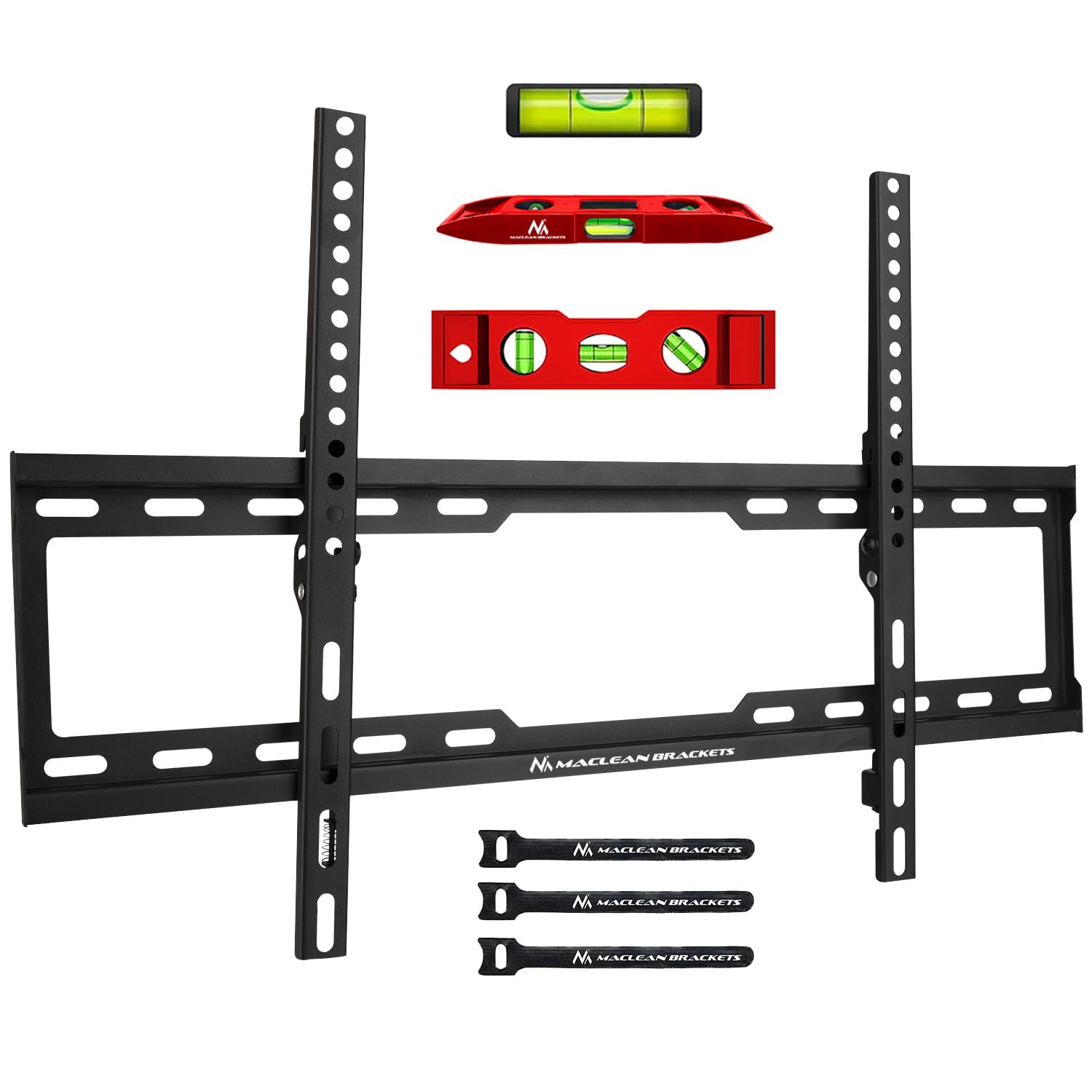 Maclean TV mount, max VESA 600x400, 32-80", 45kg, tilt reg. +0°~-10°, MC-413