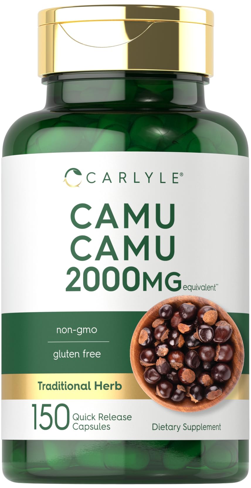 Carlyle Camu Camu with Vitamin C | 150 Capsules