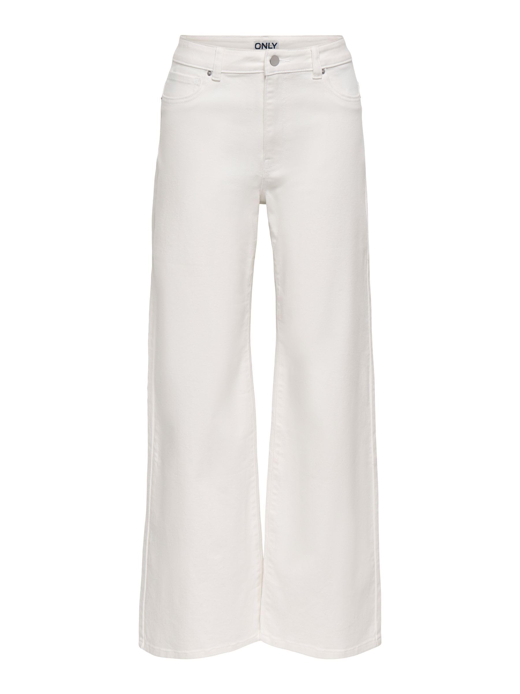 Only - Only Female Jeans mit Weitem Bein Onlmadison-sille Hohe Taille Weiter Beinschnitt Jeans, Onlmadison-Sille HW - Pantaloni con Tasche Larghe Donna