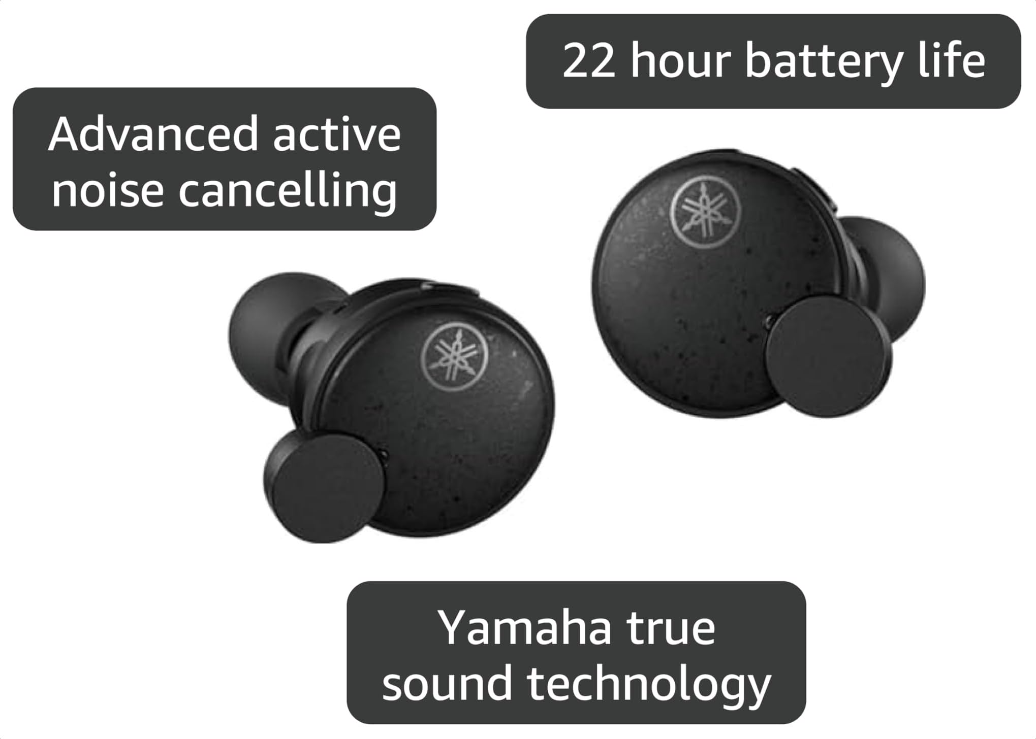 Amazon.com: Yamaha TW-E7B True Wireless Earbuds with Bluetooth 5.2