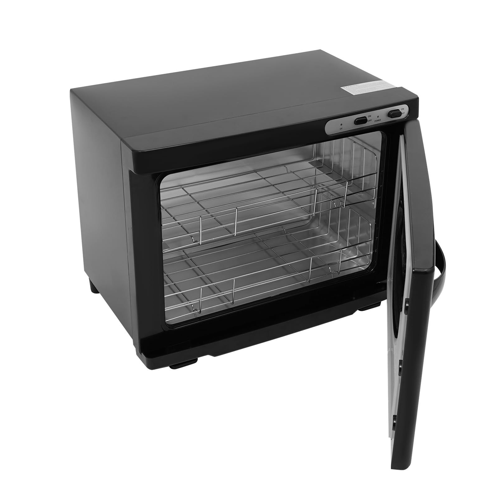 23L Handtuchwärmer mit UV-Lampe, 3-in-1 Handtuchheizschrank (Schwarz) | Heizen, Warmhalten & UV-Reinigung, 50-60 Handtücher, 70–80 °C, Überhitzungsschutz, Handtuchschrank für Schönheit, Salon, Spa