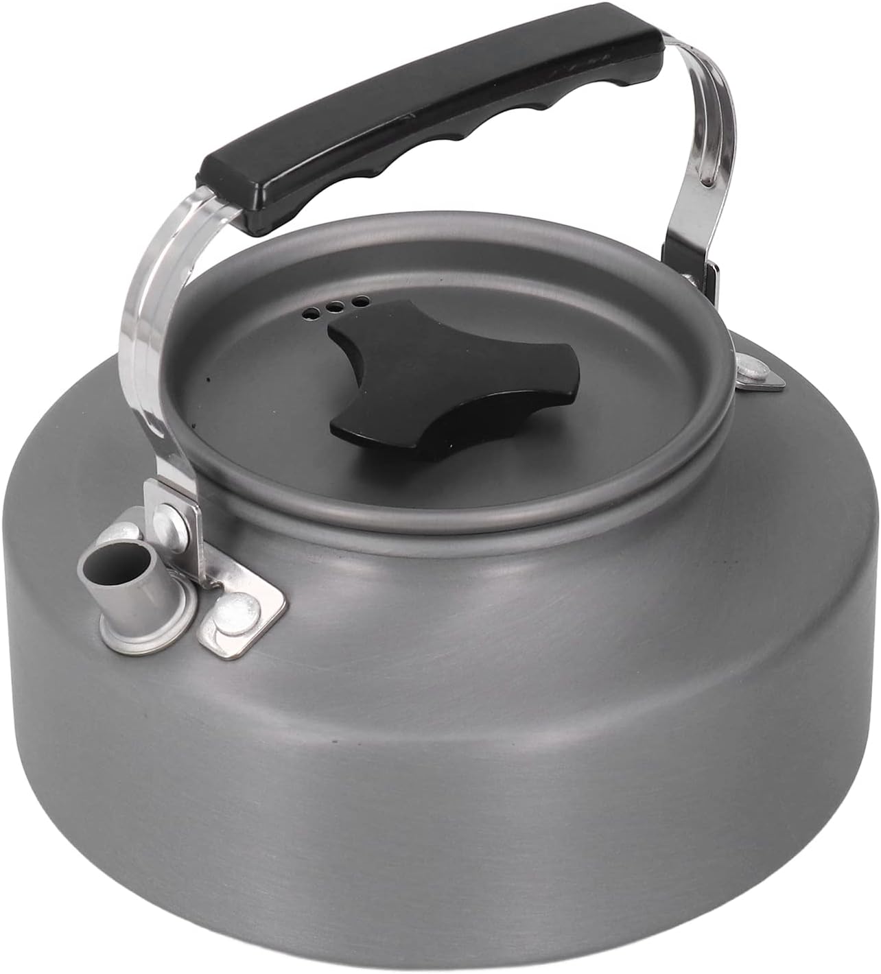 1.1L Outdoor Kettle, Anti Scalding Corrosion Resistant, Portable Tea Coffee Pot, Ideal for Camping Picnic, Made of Durable Aluminum Alloy