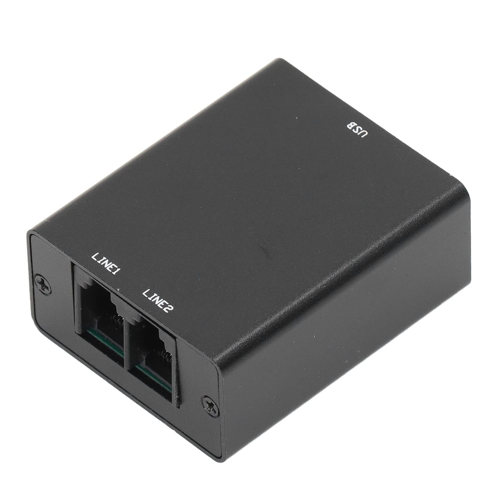 Mini Enregistreur Vocal pour Téléphone Fixe 32Go Mémoire RJ11 100-240V pour Maison et Bureau