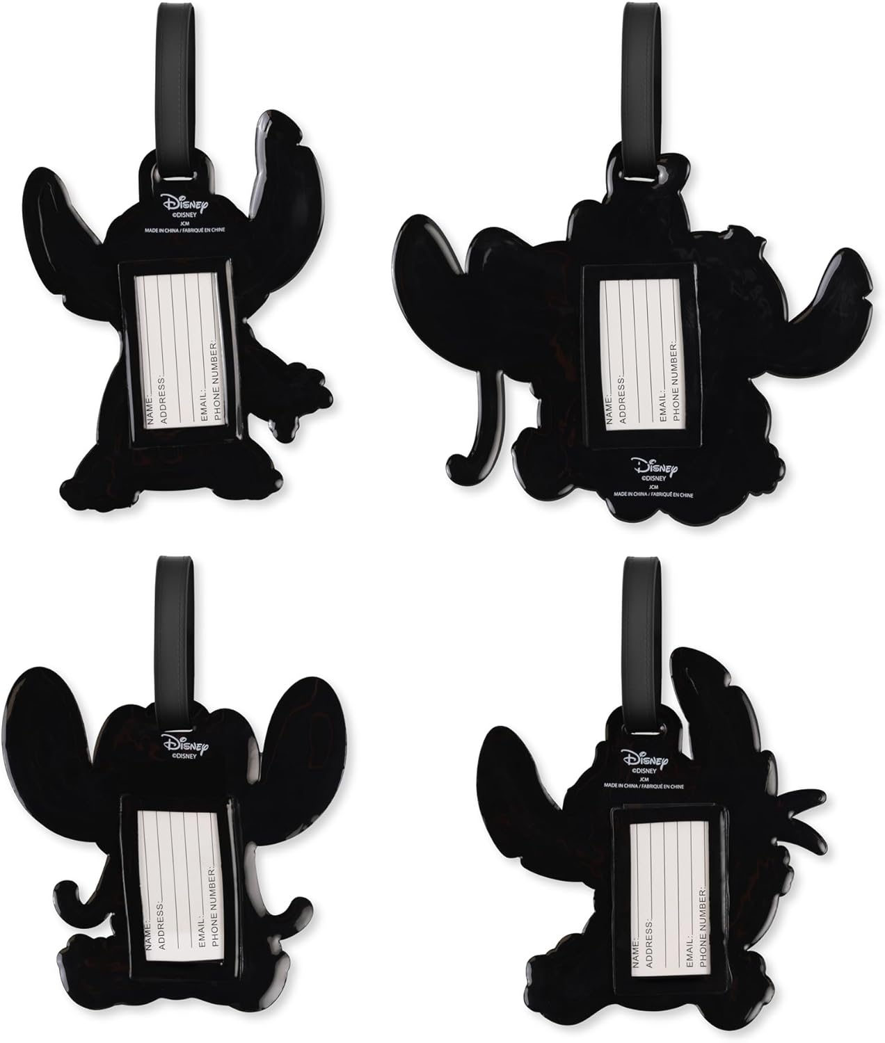 Stitch & ANGEL-4PC Luggage TAG Set