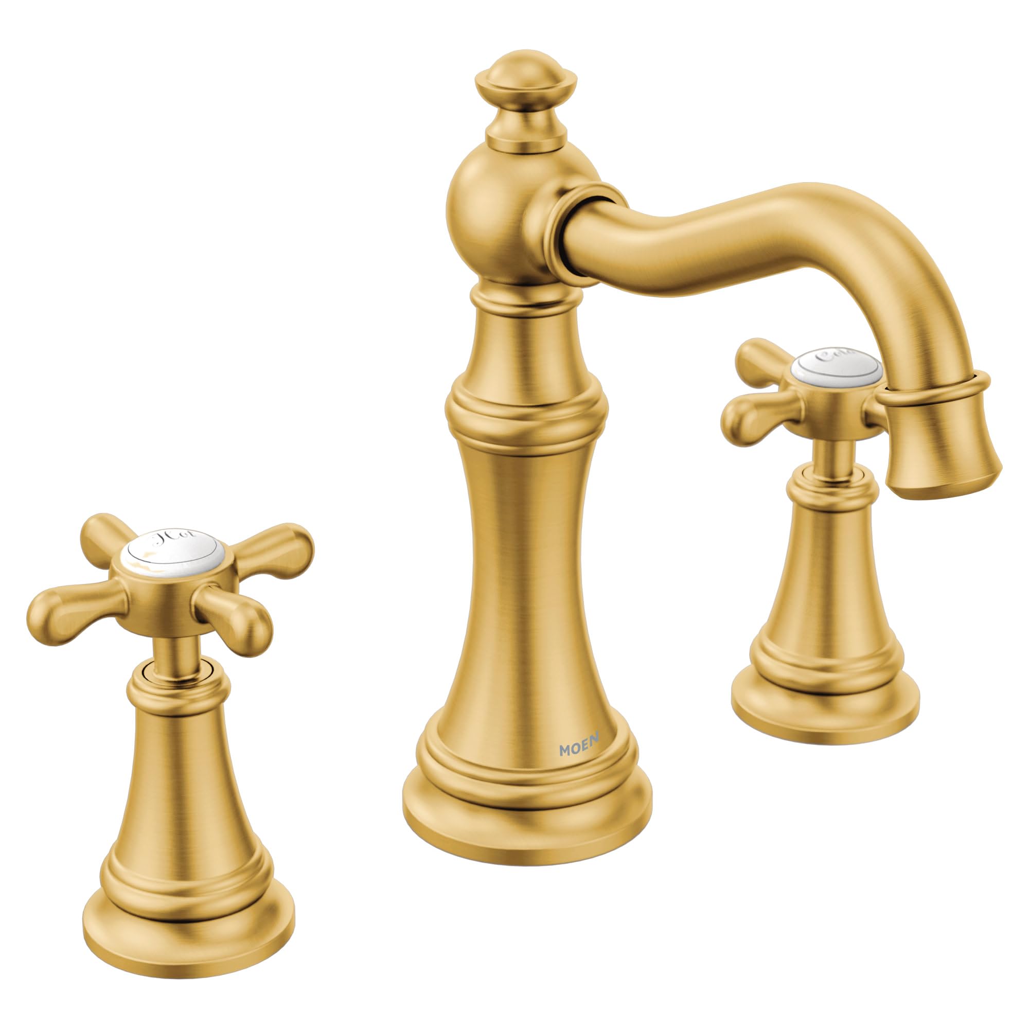 Moen TS42114BG Weymouth Banyo Musluğu, Fırçalanmış Altın