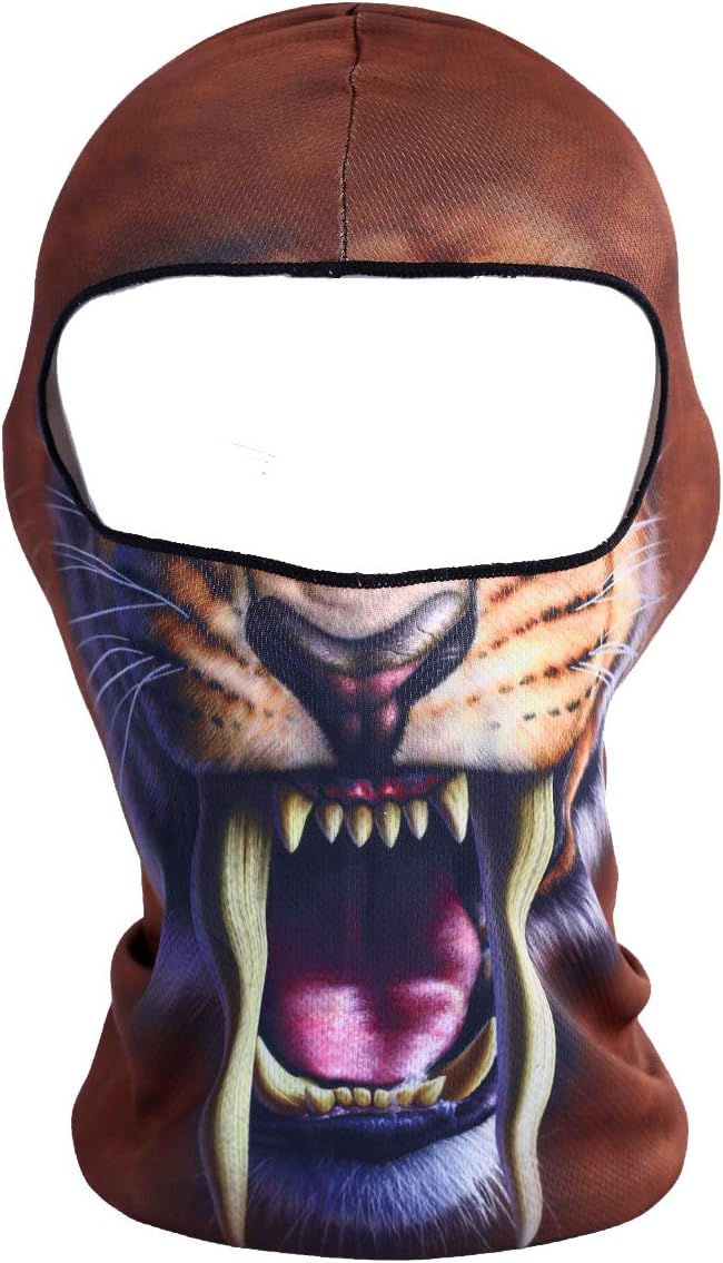 YASHALY Balaclava Ski Mask, Thin Breathable 3D Bandana Full Face Ninja Masks