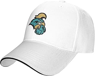 Coastal Carolina University Sandwich Cap Unisex Classic Baseball Capunisex Adjustable Casquette Dad Hat White