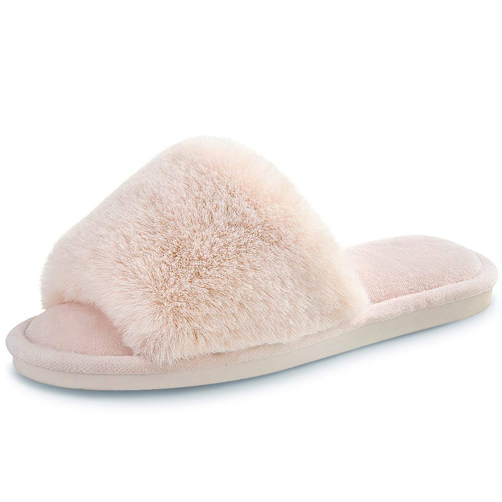 memory foam slide sandals womens